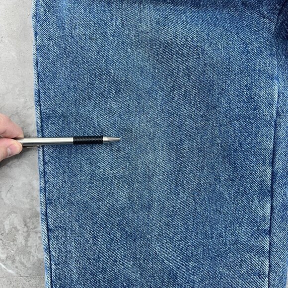 Vintage LL Bean Jeans Mens 34x31 Flannel Lined Natural Fit Double L Workwear - Picture 9 of 14